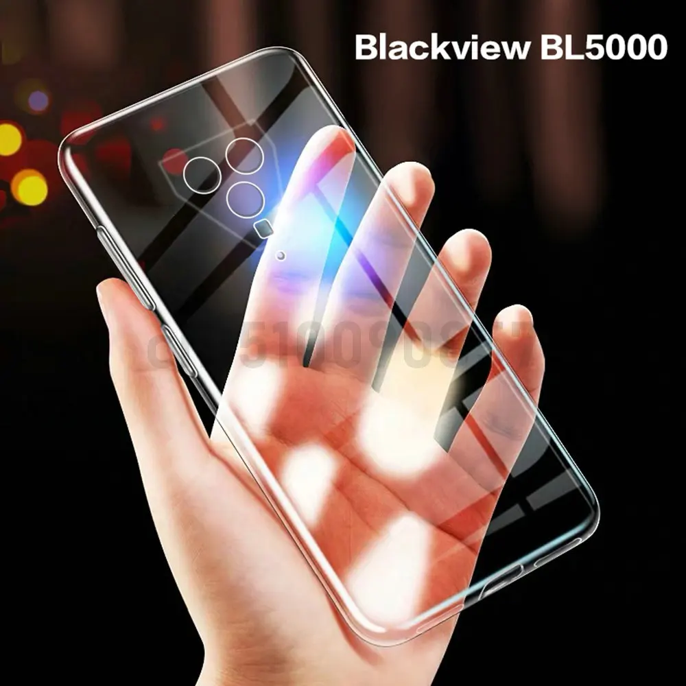 Case For Blackview BL5000 Silicone Clear Back Cover Phone Case For Blackview BL5000