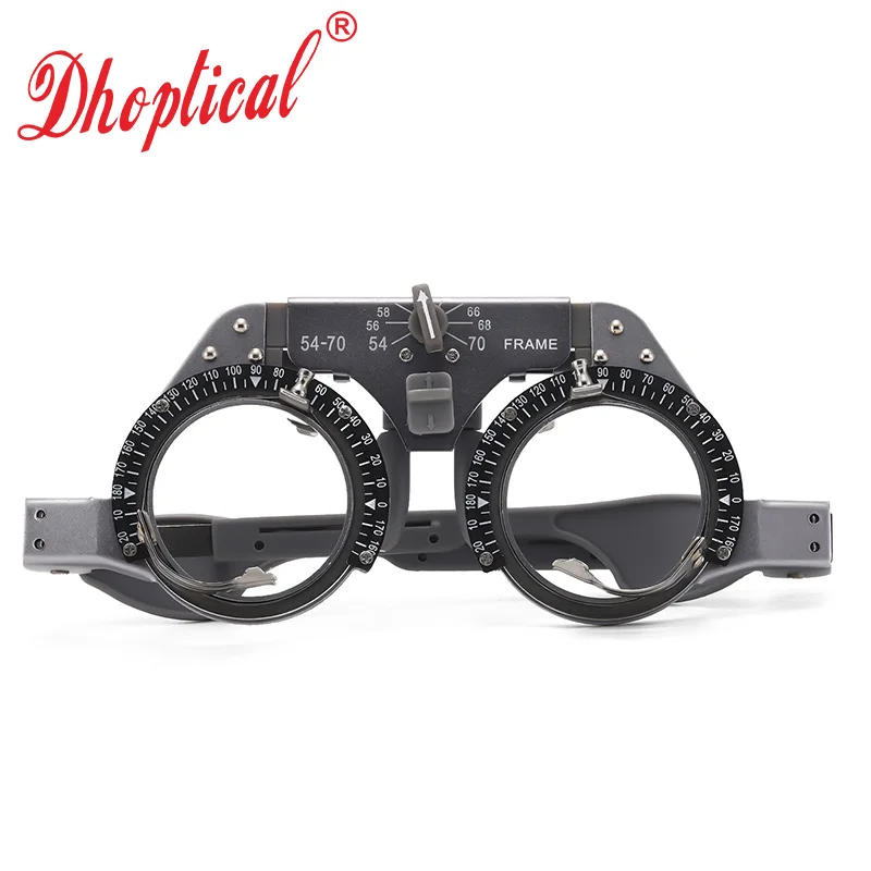 Optical Adjustable Trial Lens Frame - Titanium Material, Super Lightweight Full Function Optometry Frame (PD: 54-70mm）By Dhoptic