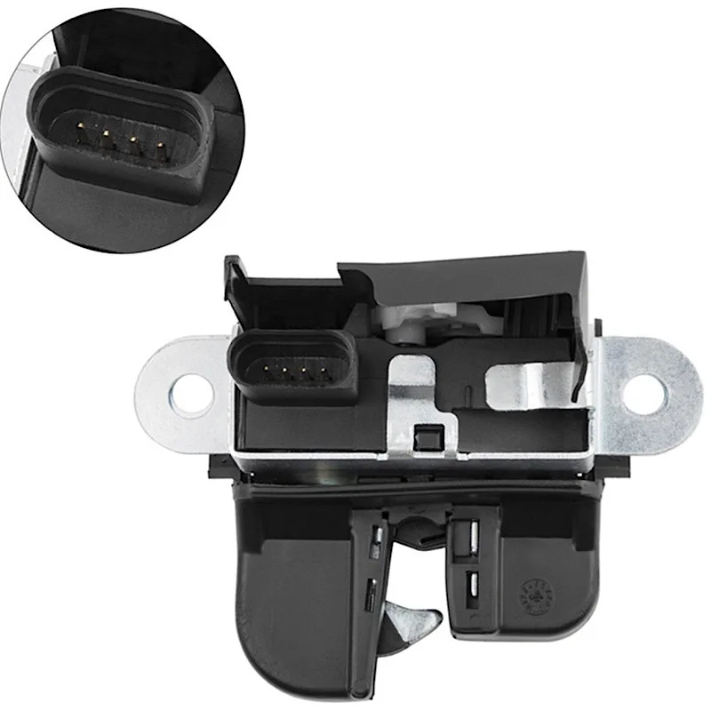 Rear Trunk Lid Lock Latch Mechanism, Accessory For Volkswagen Jetta 2010-2017,Tiguan2010-2017, New, 5m0827505b, 5M0827505E9B9