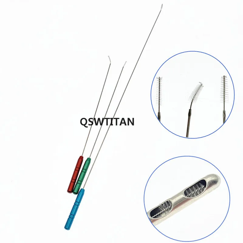 Liposuction Cannula Brush 3pcs/set Cleaning Brush Fat Stem Cell Tube Cleaning Cannula Brush