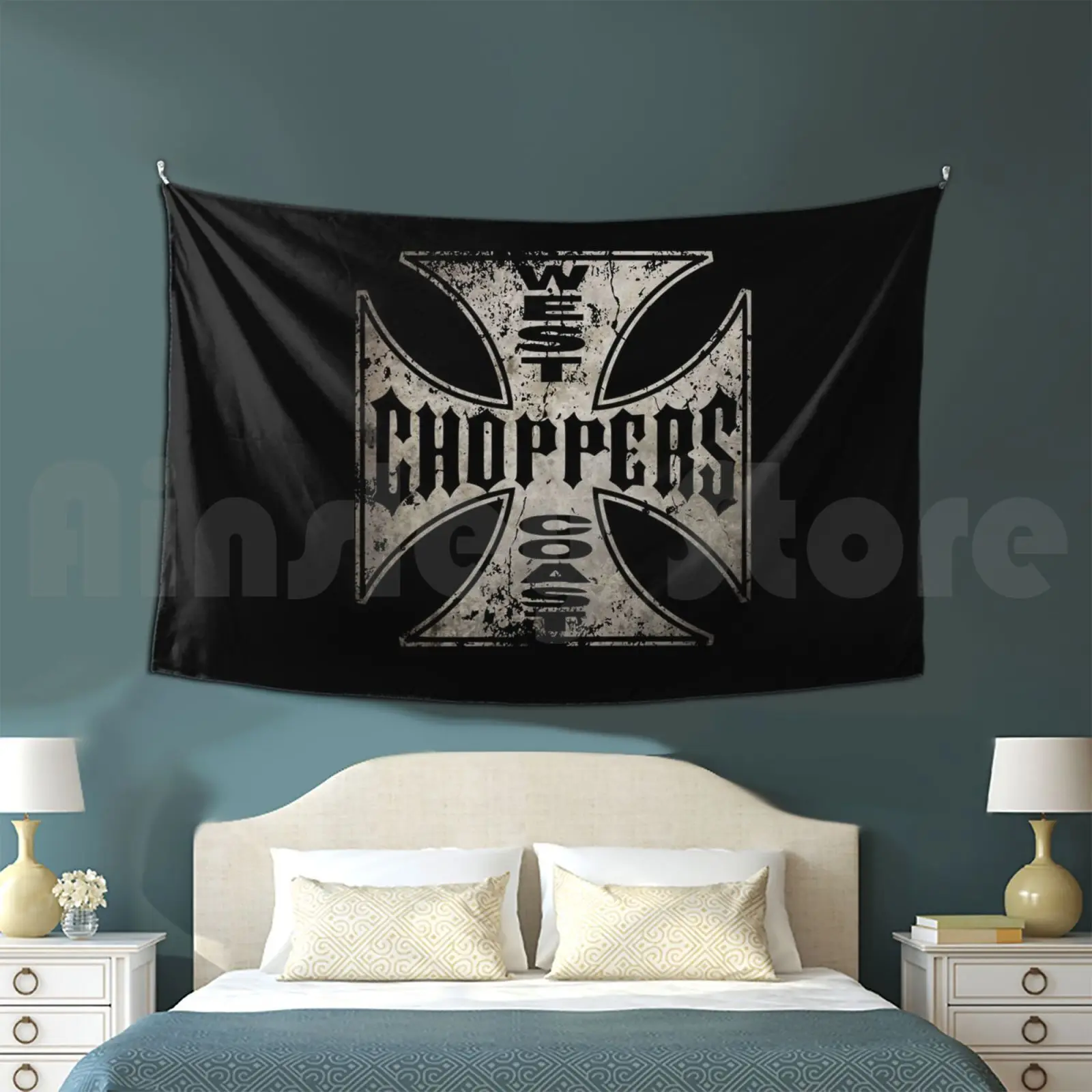 West Coast Choppers Tapestry Background Wall Hanging West Coast Choppers Tv Motorcycle Bicycle West Coast Choppers