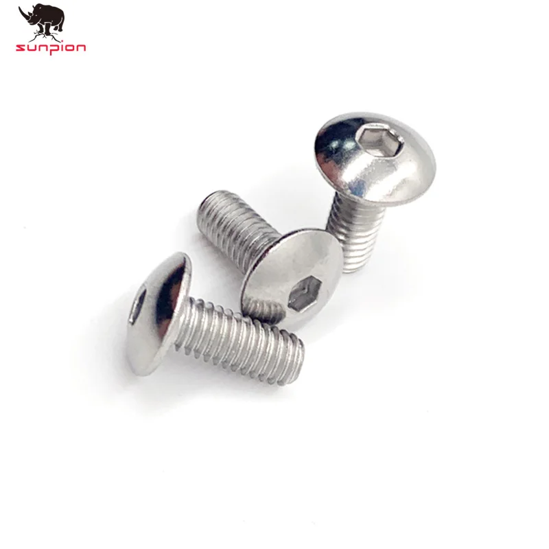 

3d printer Accessories M3 M4 304 Stainless Steel Hexagon Socket Head Cap Screws Inner Hex Socket Bolt Metric Thread 3D printer