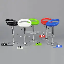 Silla giratoria redonda a escala 1/6, taburete de Bar, taburete, muebles, modelo de juguete para figura de acción de 12 pulgadas