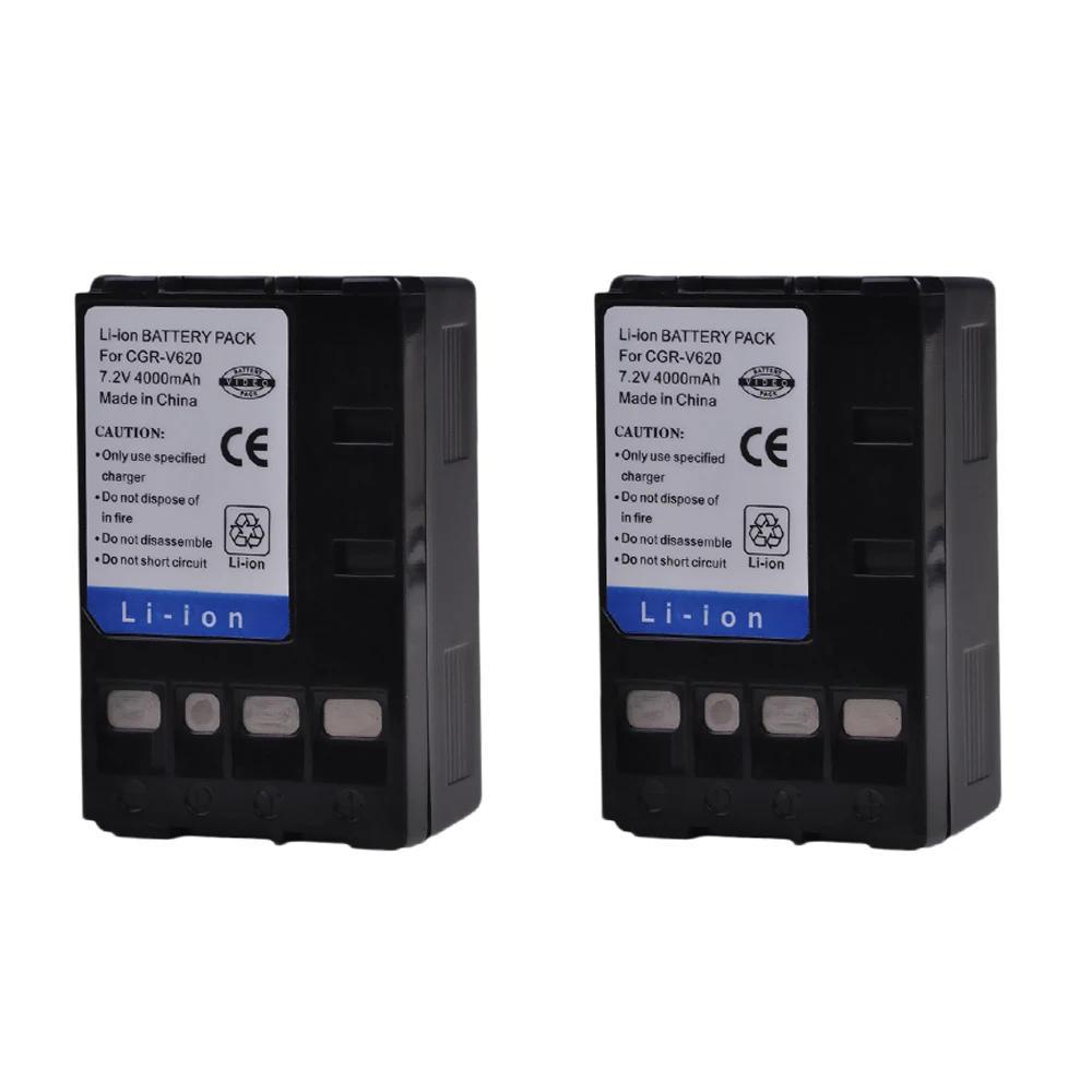 

4000mAh CGR-V620 CGR V620 CGR-V14S CGR-V610 V610 V620 Battery for Panasonic NV-RX14 NV-RX18 NV-RX24 NV-RX27 RX37 RX18B RZ10