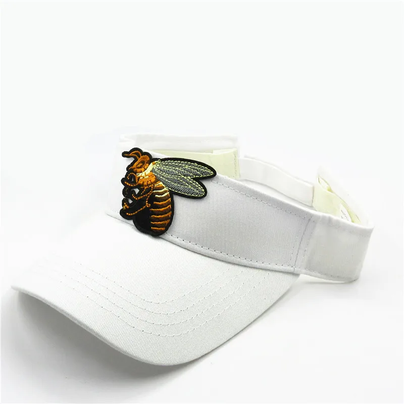 Ldslyjr Bee Embroidery Visors Baseball Cap Adjustable Snapback Cap for Men and Women 28