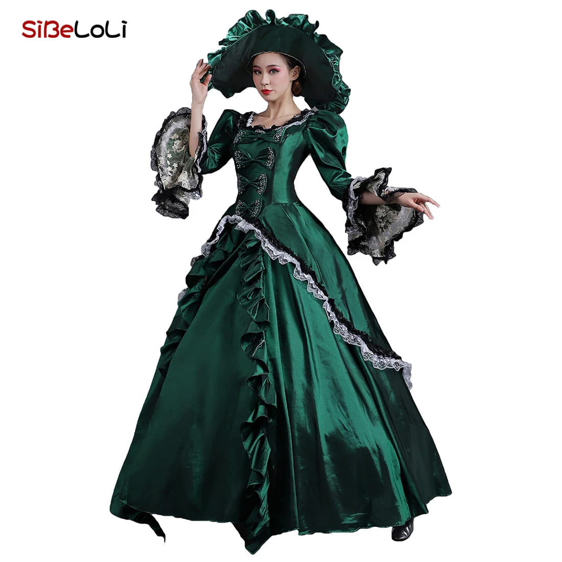 gothic dress to impress 23 ideas 1PC Women Dress Product information Victorian Gothic Green Dress for