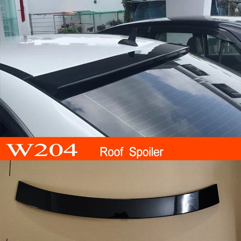 W204 ABS Car Rear Window Roof Spoiler for Mercedes-Benz C-class W204 Sedan 4-Door 2008 2009 2010 2011 2012 2013