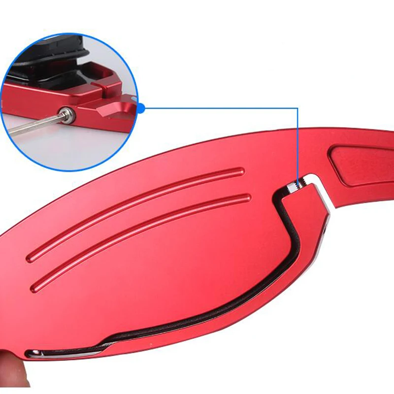 2PCS Aluminum Car Steering Wheel Shift Paddle Shifter Gear Extention For Audi A5 S5 S3 S6 SQ5 RS3 RS6 RS7 Car styling