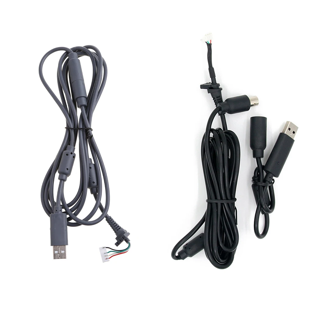 USB 4 Pin For Cable Cord Cable +Breakaway Adapter Replacement For Xbox- 360 Wired Controller Accessories