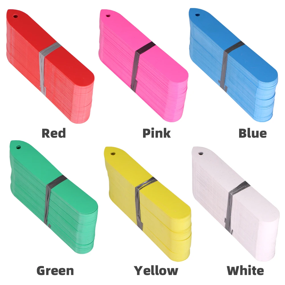 50PCS 1.8x10CM Plant Tags with 4MM Hole Garden Nursery Lables Plastic Pot Markers for Seed Trays Waterproof Reusable Herb Flower view 6
