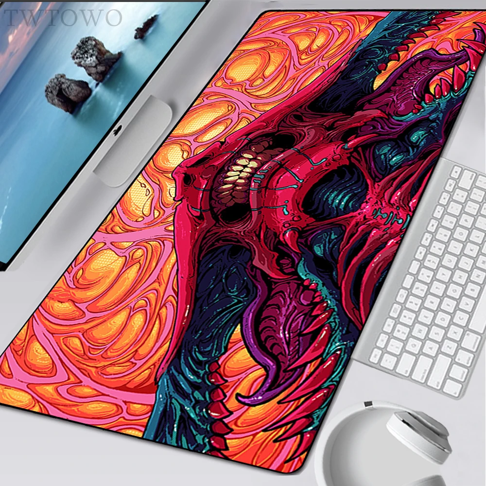 

Mousepad HD Computer Large XXL Mouse Mat keyboard pad Csgo Hyper Beast Soft Anti-slip Natural Rubber Office Carpet Mice Pad