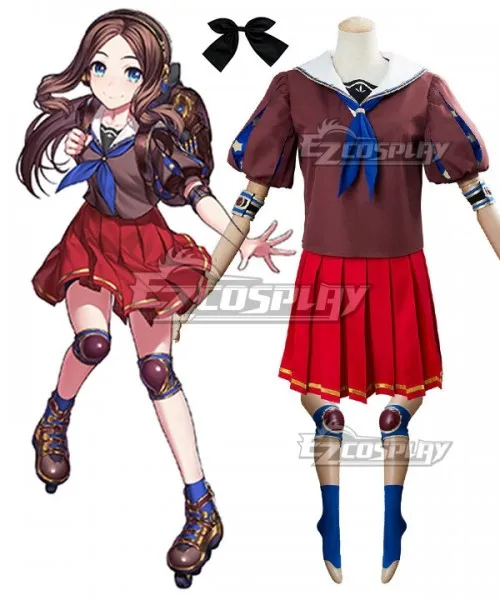 

Fate Grand Order Caster Leonardo Da Vinci Sailor Suit Dress Girls Daily Clothing for Halloween Christmas Cosplay Costume E001