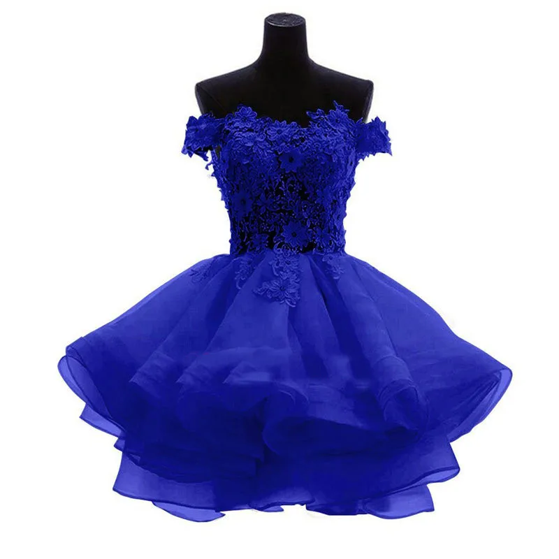 Vestido de formatura bm 2020, vestido curto de formatura com apliques de organza, coquetel, formal, baile de festa, entrega expressa bm344