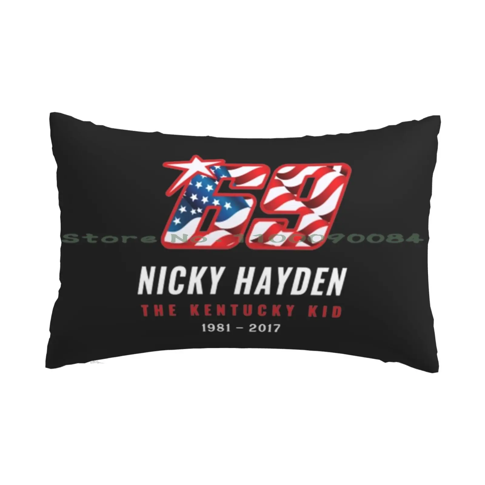 Nicky Hayden Pillow Case 20x30 50*75 Sofa Bedroom Long Rectangle Pillowcover Home Outdoor Cushion Decor