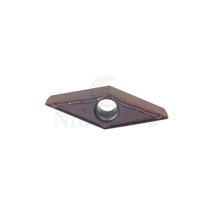 Utensili di tornitura esterni, utensili da taglio dell'acciaio inossidabile il carburo di VBMT160404-MV LF6018 inserisce VBMT160408-MV del tornio di CNC LF6018