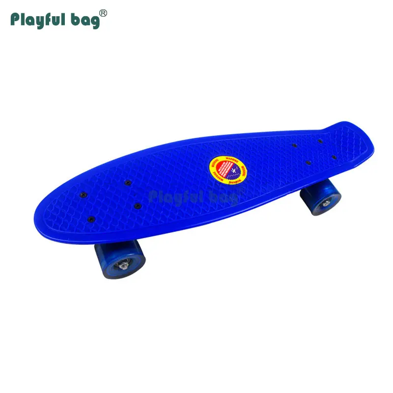 Playful Bag Four Wheel Skateboard Steel Bearings Aluminum Alloy Bracket Creative Skate Board for Kids Children Gifts MA07