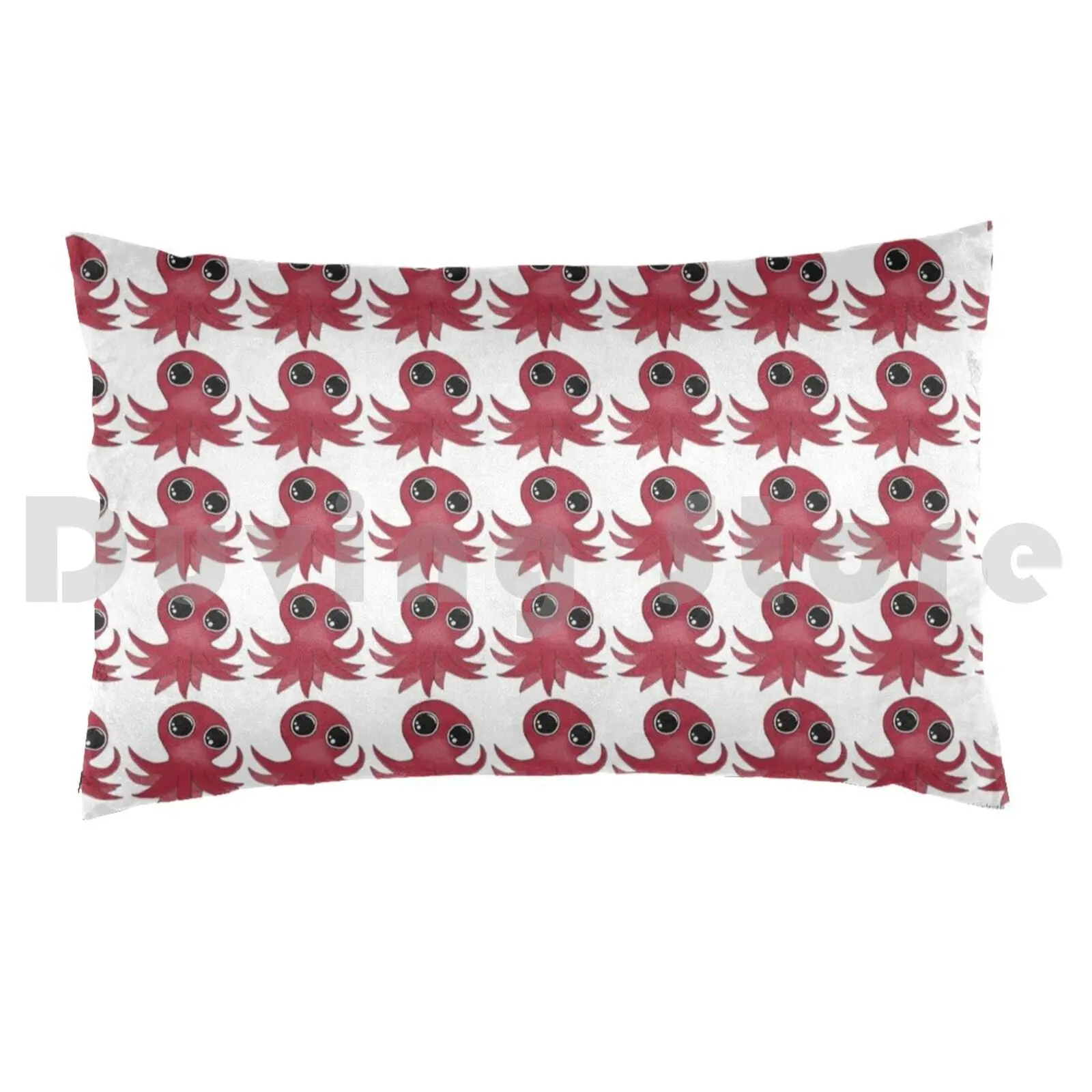 Fascinated Octo Pillow case 606 Octopus Cute Adorable Trending Sea Ocean Living Aesthetic