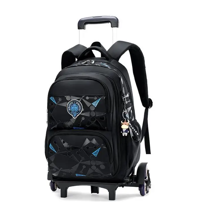 ZIRANYU school bag trolley bag for boys Kids School wheeled Bags on wheels wheeled backpack Children School Rolling backpack