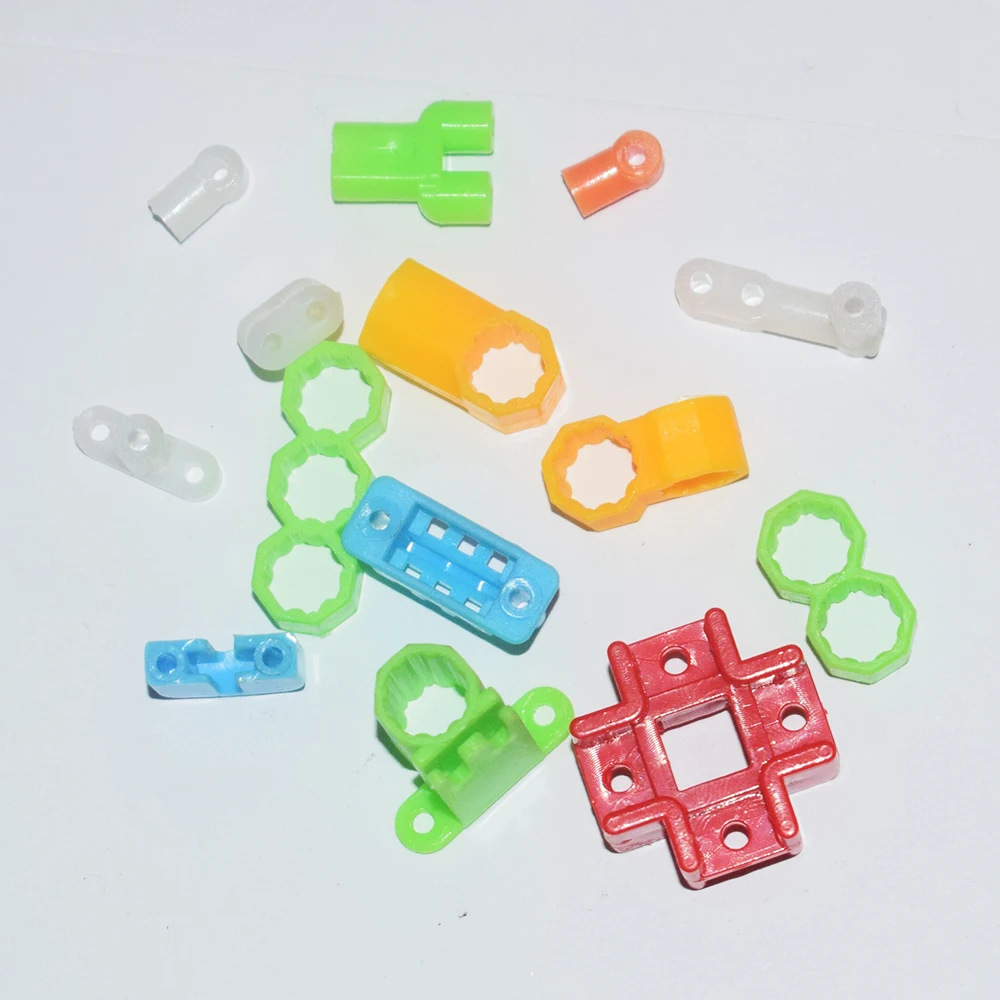 30pcs plastic Plug sleeve three-way connector switch seat rc car robot ship four  six axis aircraft diy toys parts model