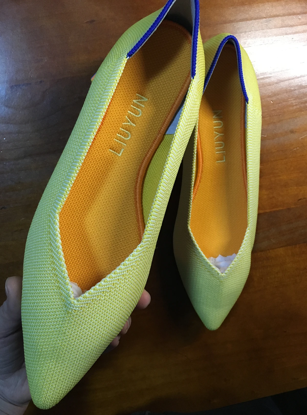 Maggie's Walker Women's Woven Soft Bottom Knitted Flats Spring Pointed-toe Shallow-mouth Washable Casual Shoes Size 35~40 image 5