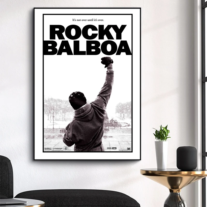 

1976 Movie Classical Boxing Posters Wall Art Pictures Decorative Canvas Paintings Decoration Living Room Home Decor