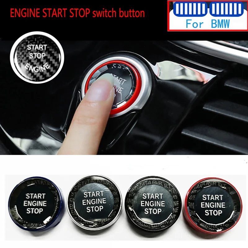 

Carbon Crystal Performance For BMW E90 E91 E92 E93 E60 E61 E84 E83 E53 E70 E71 E72 E89 E87 Car Engine Start Stop Switch Button