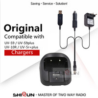 Baofeng UV-S9 Plus Desktop Charger Battery for UV-10R Walkie Talkie UV-10R UV-S9 UV-5R+plus BF-UVB3 Two Way Radios Power Adapter