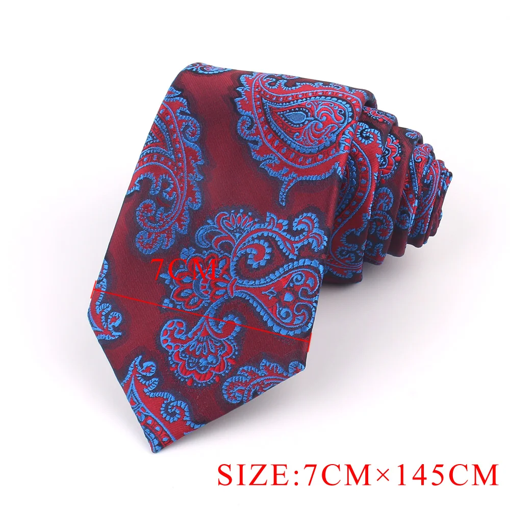 New Classic Tie Floral Woven Neck Tie For Wedding Business Suits Groom Paisley Ties Men\'s Necktie Jacquard Neck Wear Gifts