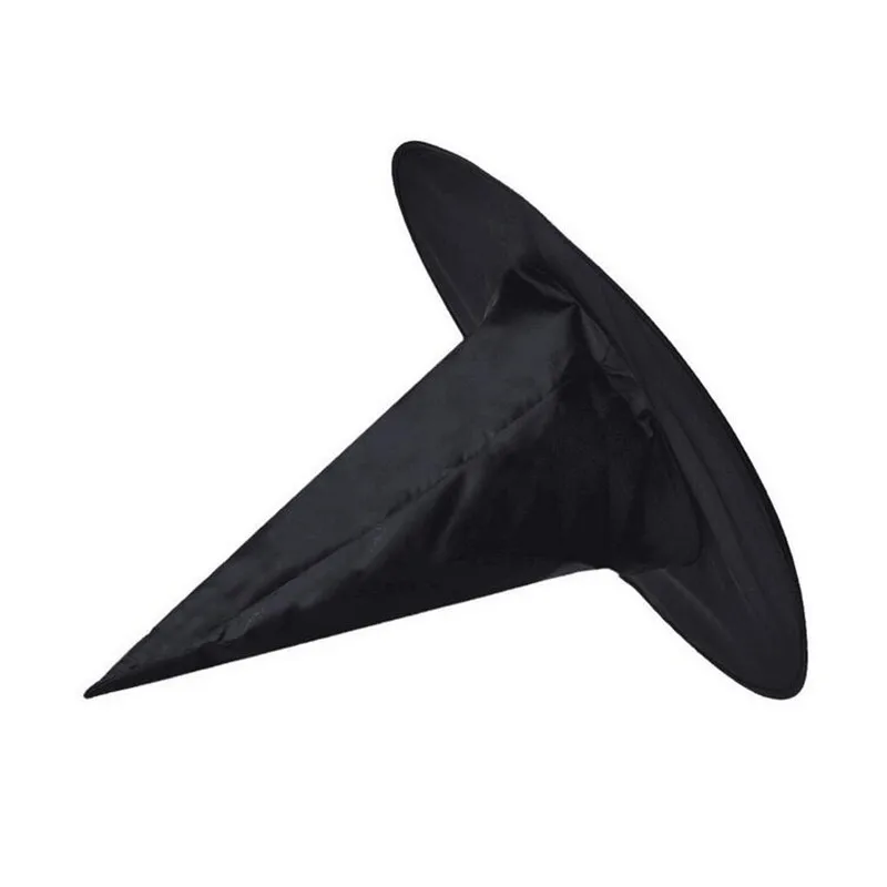 Cloth Witch Wizard Hat Magic  Wizard's Caps Party Toys  For Adults And Kids Black Spire    Cosplay Birthday