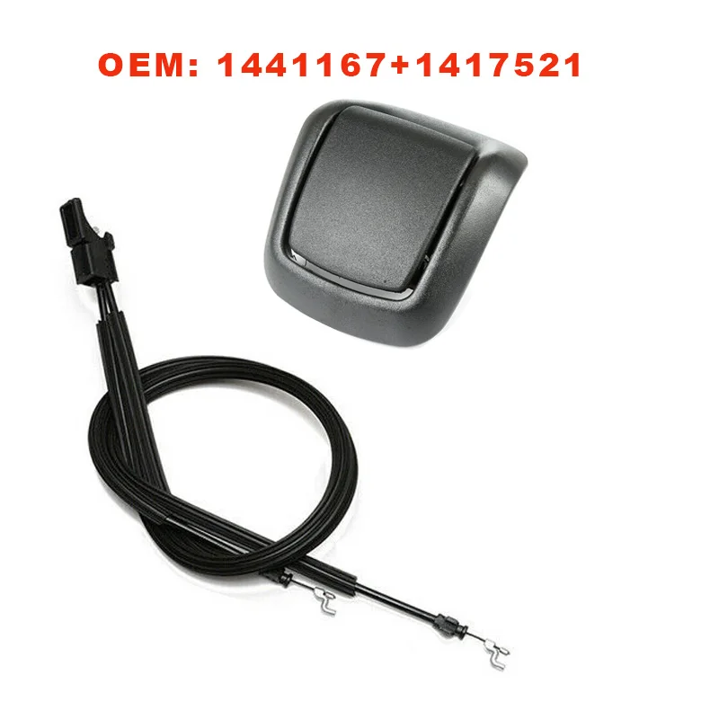 1441167+1417521 For Ford Fiesta MK6 3 Door 2001-2008 RH & Front Left/Right Hand Seat Tilt Handle + Cable 1441166 +1417520