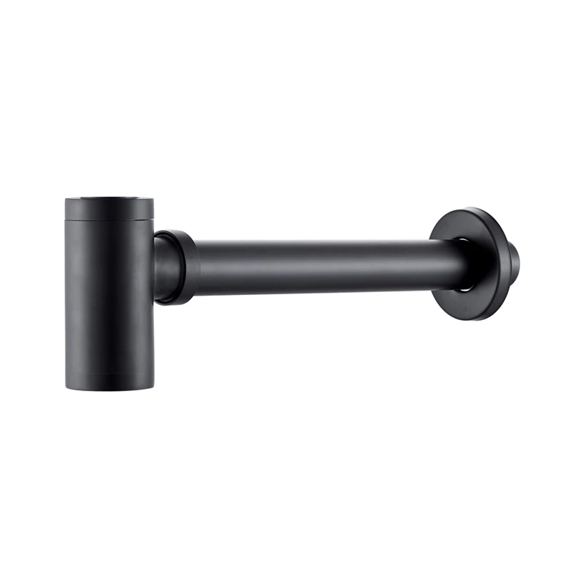 Basin Pop Up Drain Zwart Messing Badkamer Vanity Sink Sifon Brons Fles Val Met Pijp Drains Kit P-TRAP Afval Hardware