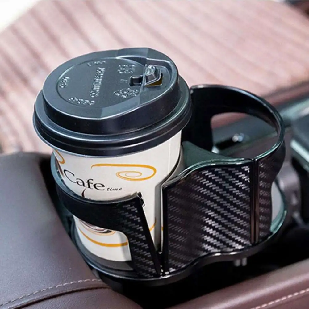 2 In 1 Design Soft Drink Can Coffee Bottles Stand Car Cup Holder Expander With Upgraded Fixed Base Universal Detachable