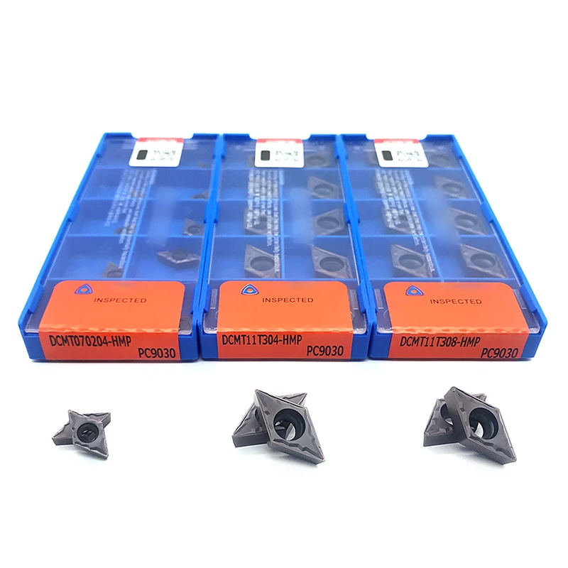 Inserts Original DCMT070204 DCMT11T304 DCMT11T308 PC9030 High Quality Internal Turning Tool Carbide Insert For Stainless Steel