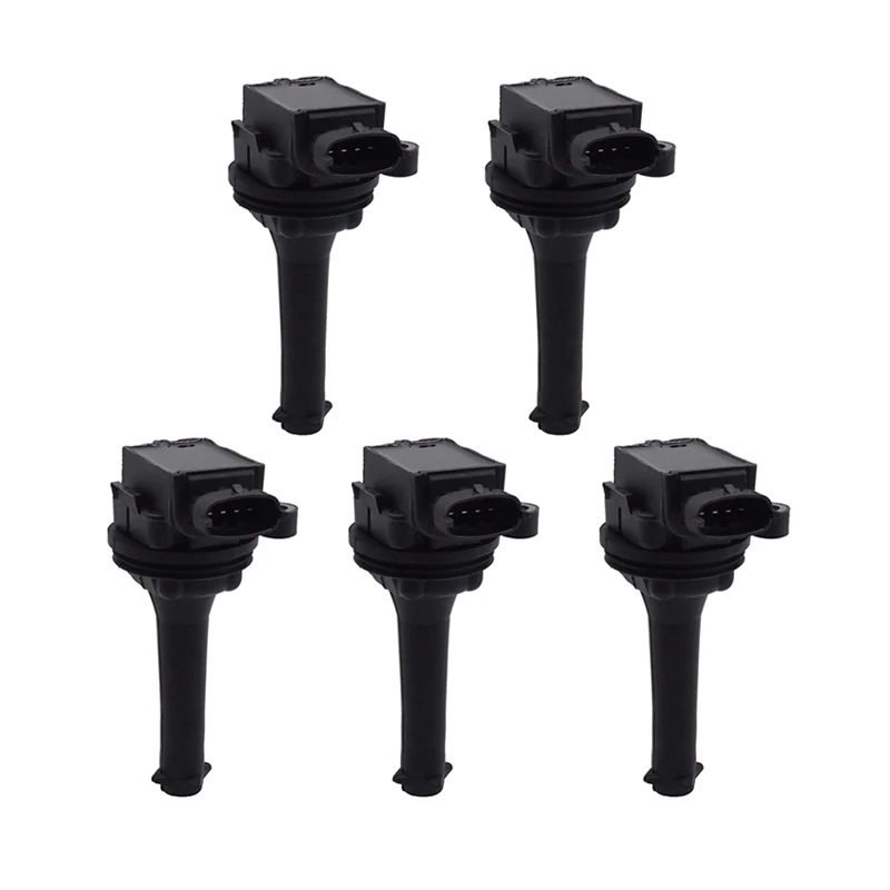 

5PCS/LOT 30713416 Ignition Coils For Volvo S60 S70 C70 S80 V70 XC70 XC90 2.8L 2.9L 3.0L T6 1998-2006 0221604008 9125601 UF341