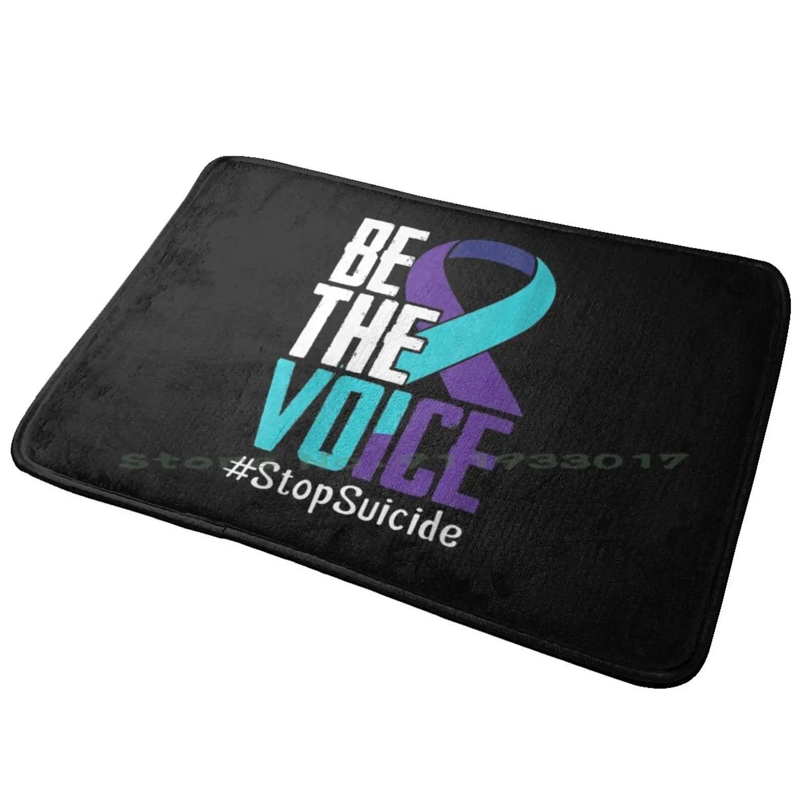 Womens Be The Voice Stop Suicide Awareness Mental Health V Neck Entrance Door Mat Bath Mat Rug Axis Bold As Love Jimi Music And