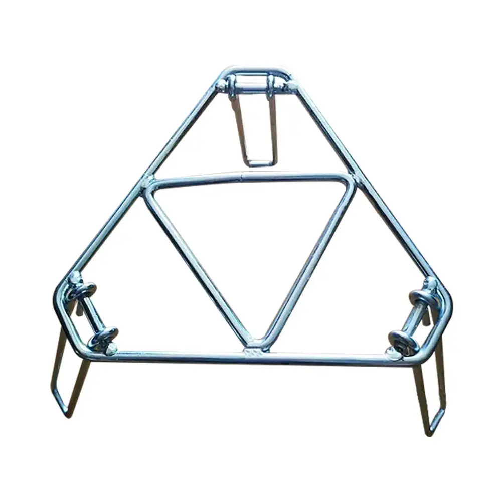 Foldable Campfire Stand Camping Bonfire Cooking Stand Portable Outdoor Grill Rack Stainless Steel Open Fire Tripod For Picnic