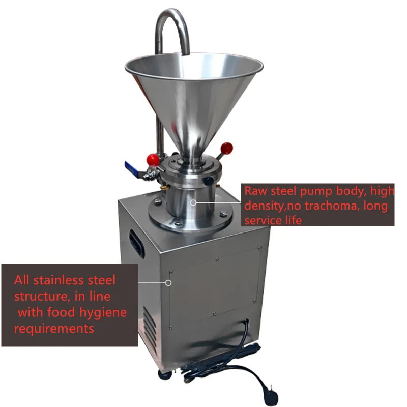  Commercial sesame almond paste maker  colloid mill electric  peanut butter machine
