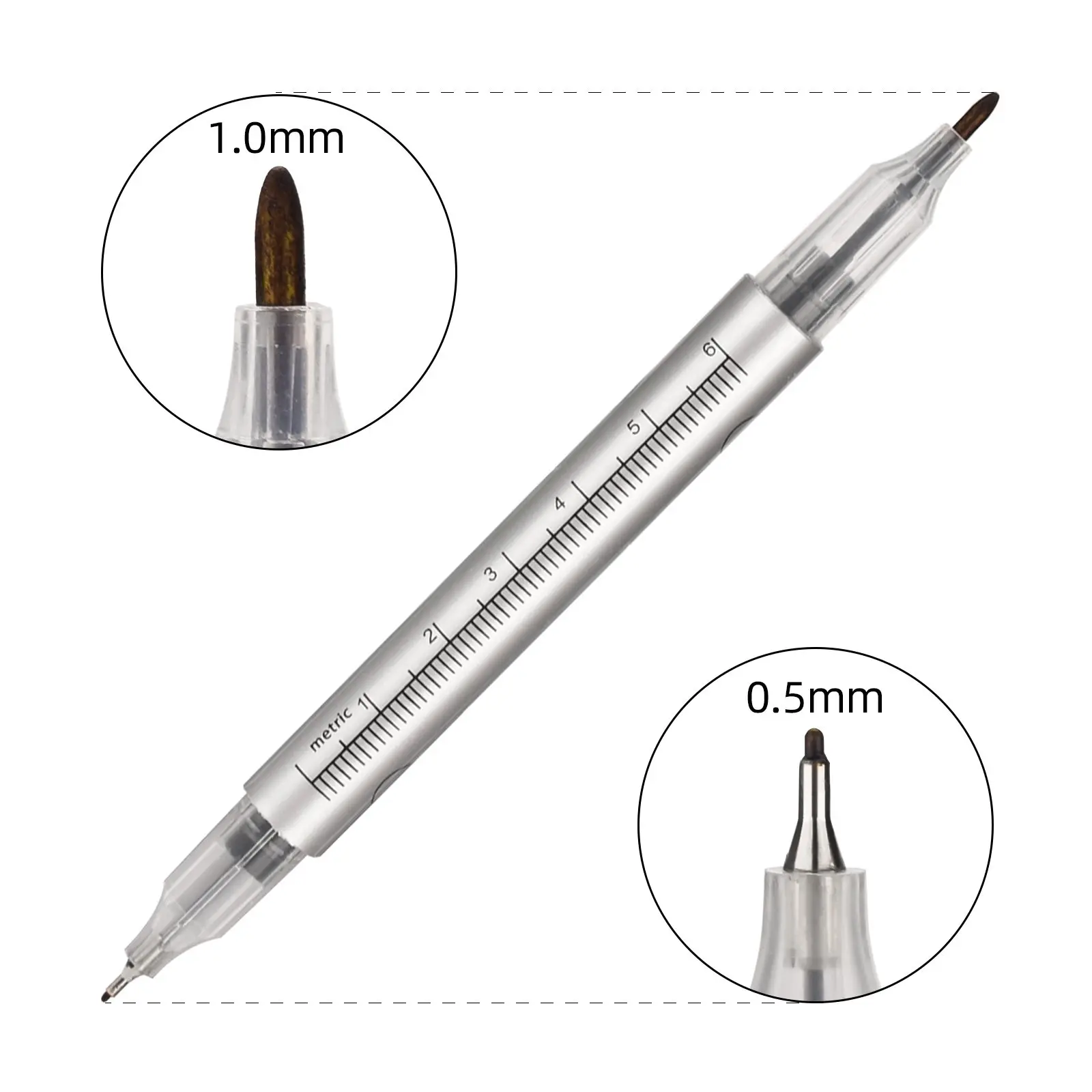 

5 set Skin Marker Pen Eyebrow Tattoo Marker Pen Tools Microblading Accessories Tattoo Marker Pen Makeup with Ruler