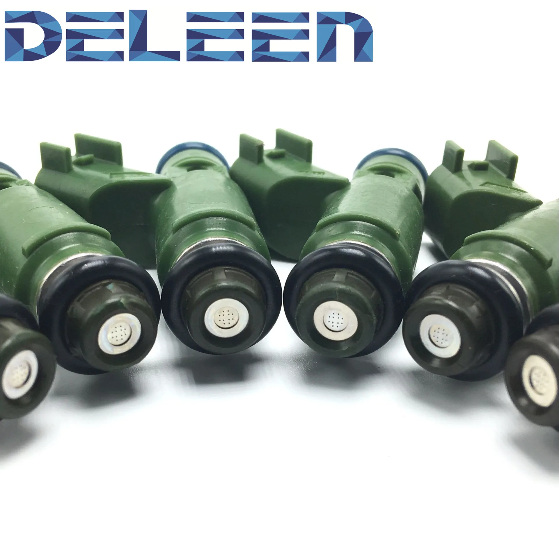 Deleen 6X Fuel Injector OEM  1X43-AB FOR 01-08 JAGUAR X TYPE 2.5 3.0 V-6 SET OF 6 Car Accessories