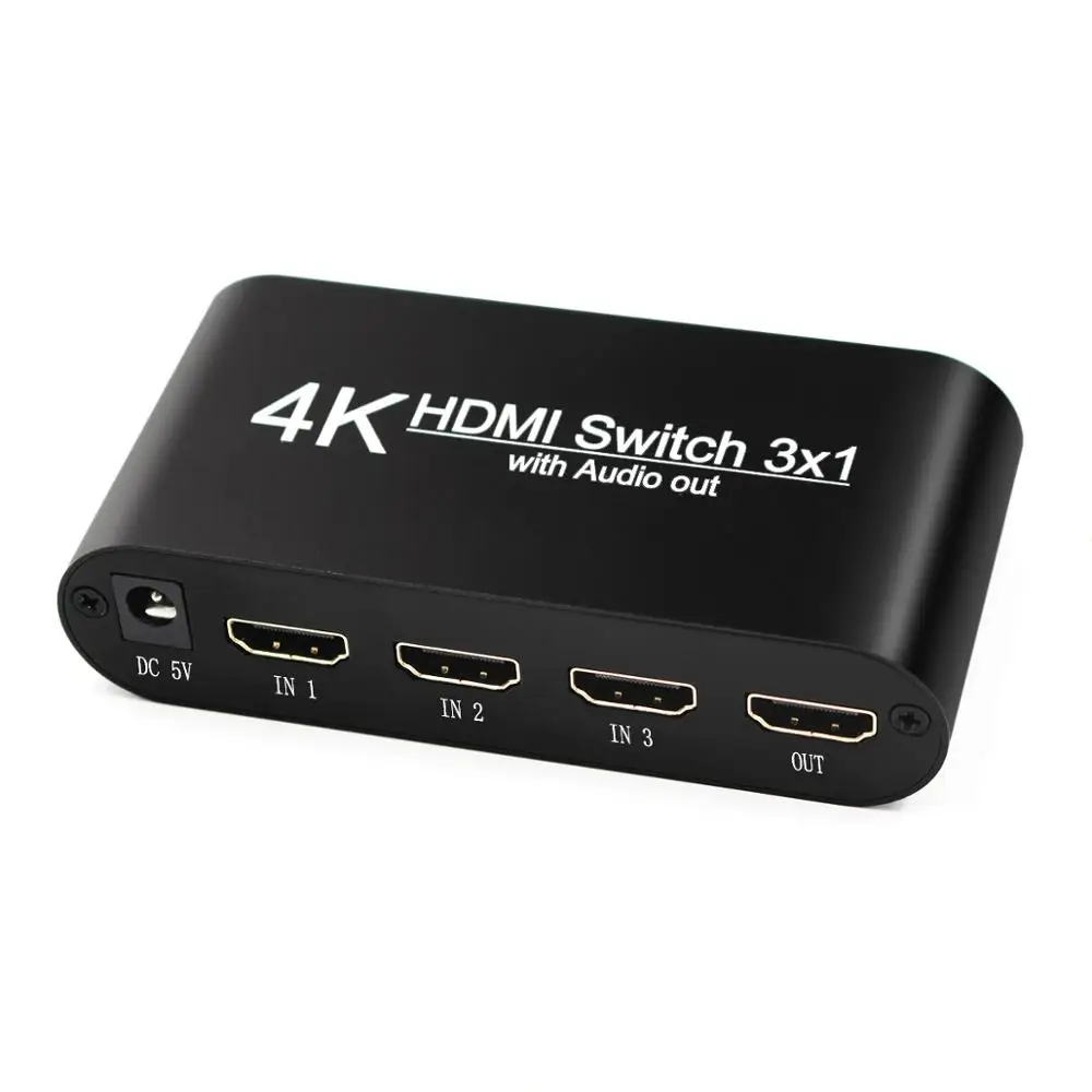 HD Audio Splitter Three HD TO HD+SPDIF+3.5mm Audio  for DVD Blue-Ray DVD PS3 HD Player with Hd Spdif Cable