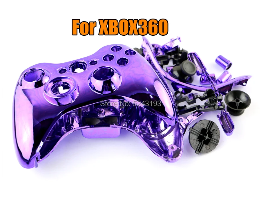 1 مجموعة جديدة 100% وحدة تحكم لاسلكية شل حالة الوفير Thumbsticks أزرار لعبة ل Xbox 360 تصفيح غطاء واقٍ مزخرف لهاتف آيفون