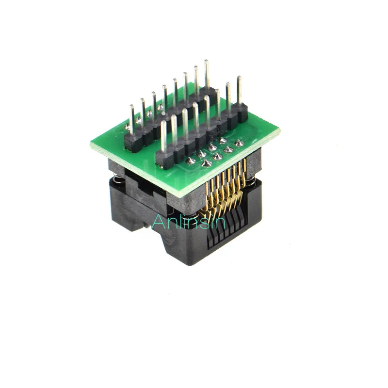 SOIC16 SOIC 16 SOP16 TO DIP16 programmer adapter socket Body Width 3.8MM 150MIL IC SOCKET CONVERTER test chip