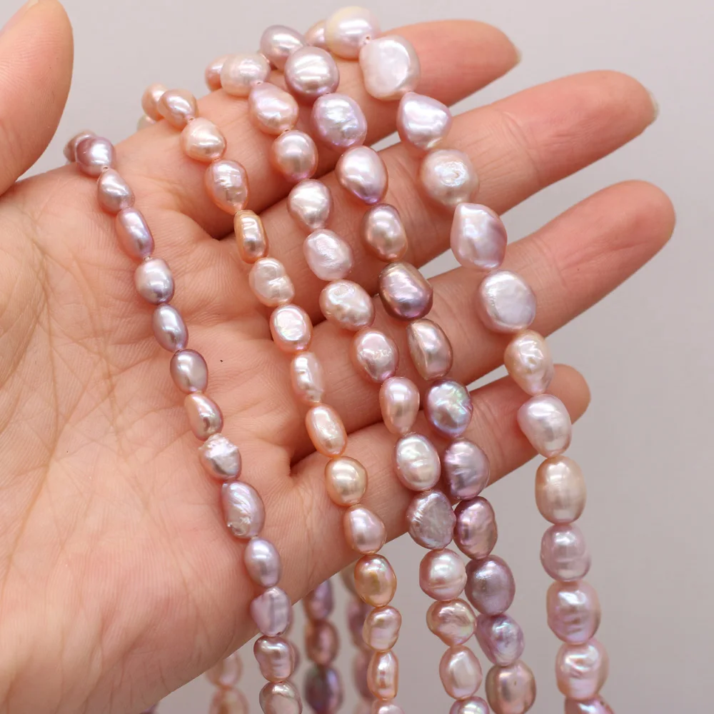 Real Natural Freshwater Pearl Beads Grey Black White Fine Irregular Pearls Bead For Jewelry Making DIY Bracelet Necklace Earring view 3