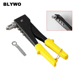 10“ Hand Riveter Labor-saving  Hand Tool Blind Rivet Nut Comfortable Hand Insert Nut Tool Mandrels 2.4/3.2/4/4.8mm