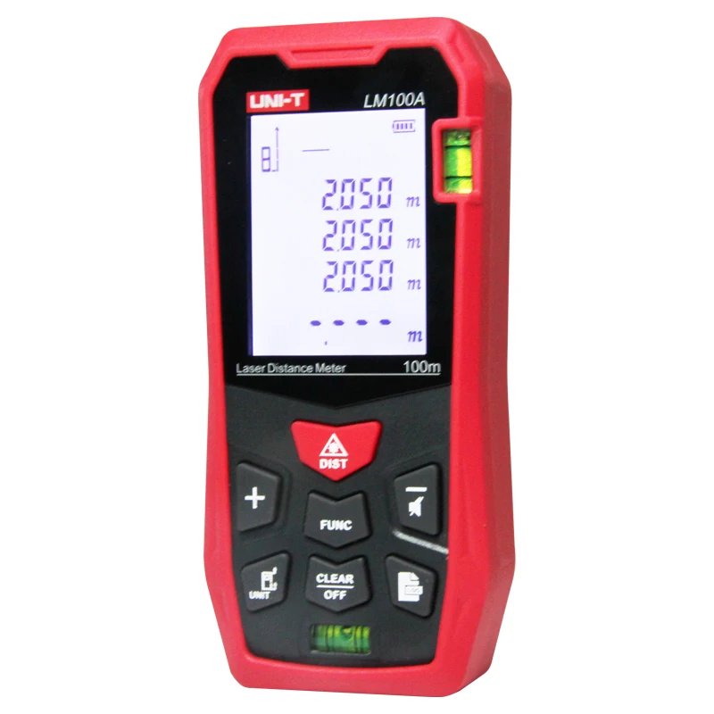 UNI-T LM40/LM50A/LM70A/LM100A/LM120A Laser Distance Meters; 40/50/70/100/120m Electronic distance measuring ruler