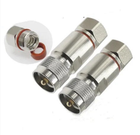 

1pc Adapter RF Coaxial UHF Connector UHF Male Clamp for 1/2 Superflexible Cable