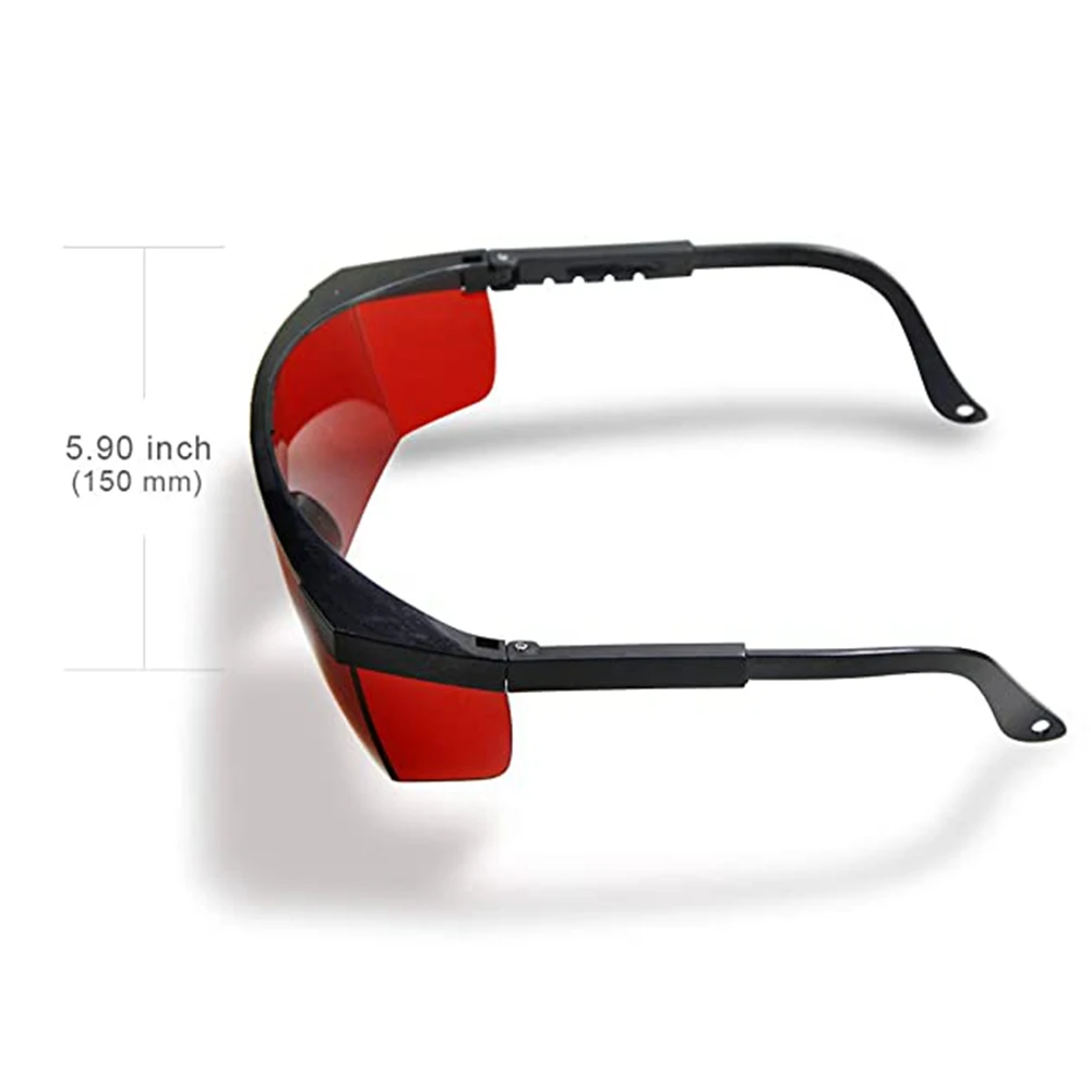 Lunettes de sécurité Laser bleu vert, avec branches réglables, Protection des yeux