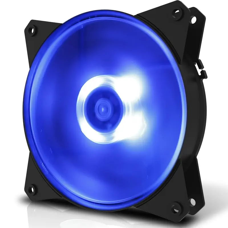 CoolerMaster MF120L 12cmFan red,blue,white ,LED light mute chassis fan, 3pin power interface 120mm balanced fan