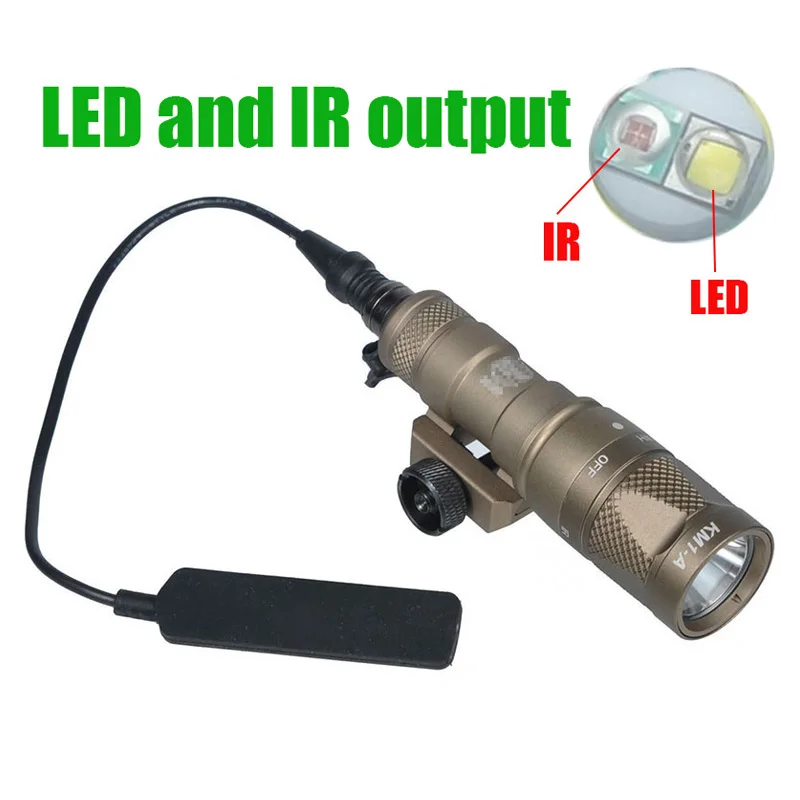 Tactical SF M300V-IR Infrared Weapon Light, M300 LED, White Light, Hunting Rifle, Scout Light and IR Output