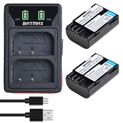 Batmax D-LI90 DLI90 D Li90 Battery+LED Dual Charger with Type C  PortFor PENTAX K-7 K-7D K-5 K-5 II 645D K01 K-3 K-3 II 645Z L15